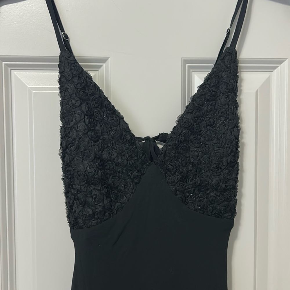 Wild Fable black rose slip dress